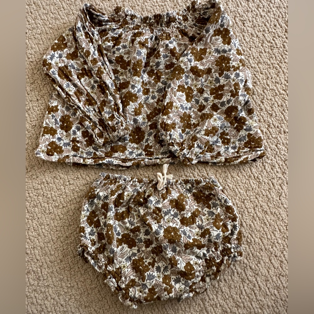 Rylee & Cru toddler girl matching top and bottom set